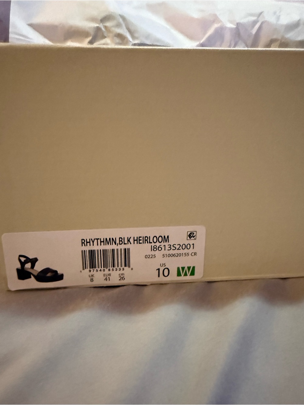 NIB Lifestride Black Heirloom Women's Sandals Size 10w (wide)